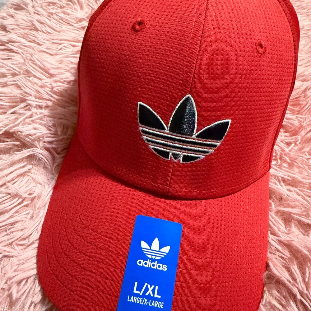 Adidas men’s Bold Red Hat